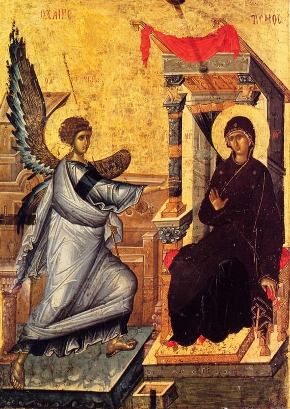 كانن براى جشن تبشير مقدس ترين تئوتوكوس مادر مقدس خدا